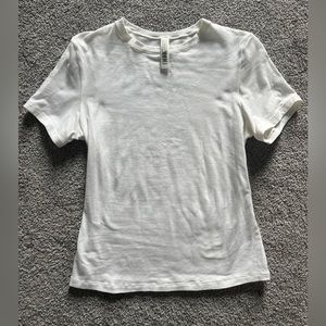 Skims Cotton jersey tshirt. WORN ONCE. Off-white colour.